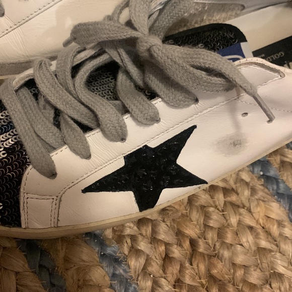 White and Grey Golden Goose sneakers - Picture 4 of 8